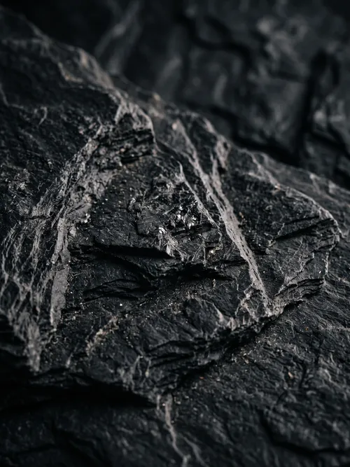 Texture de Roche d'Obsidienne Sombre