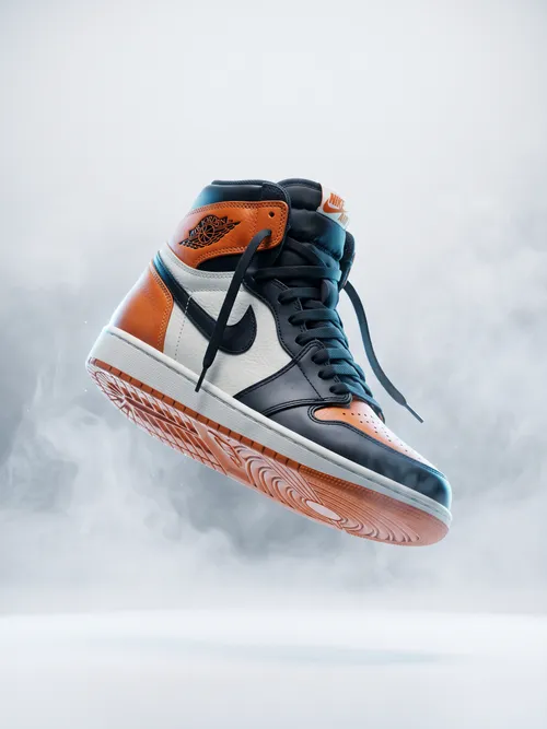 Floating Nike Air Jordan Sneaker
