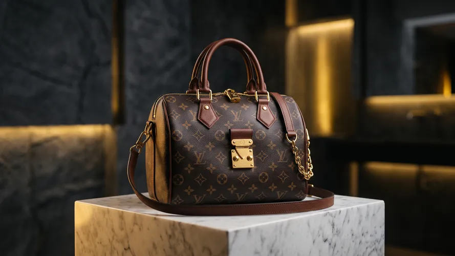 Luxury Designer Handbag on Display