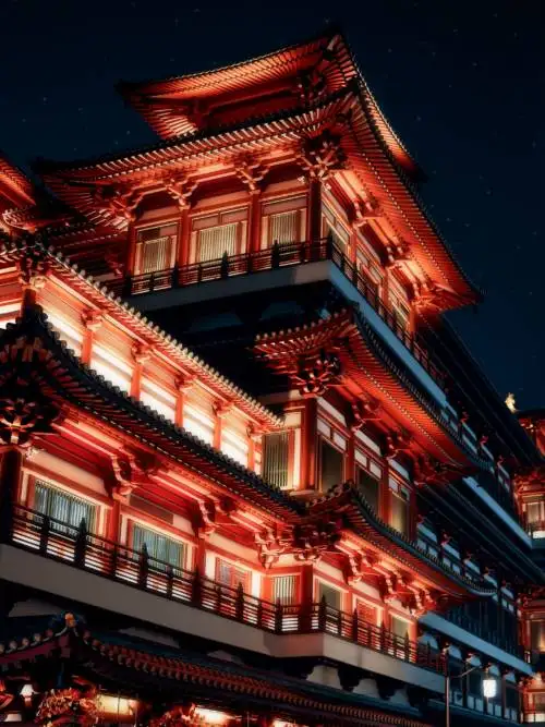 Buddha tooth relic temple