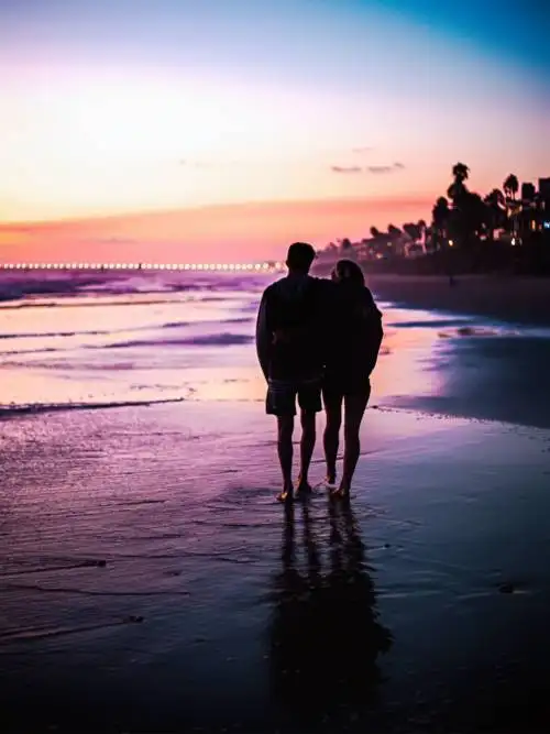 Couple on the beach