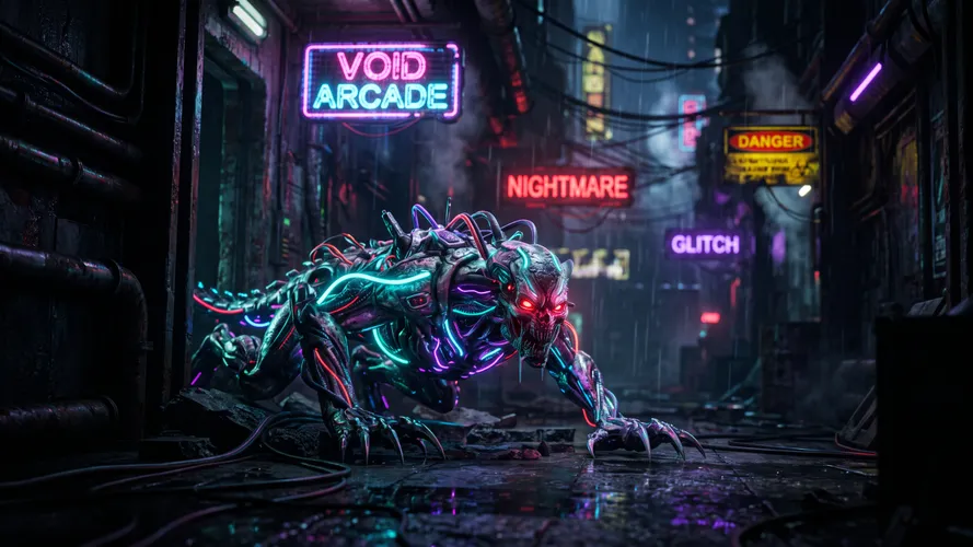 Besta Cibernética no Beco Neon