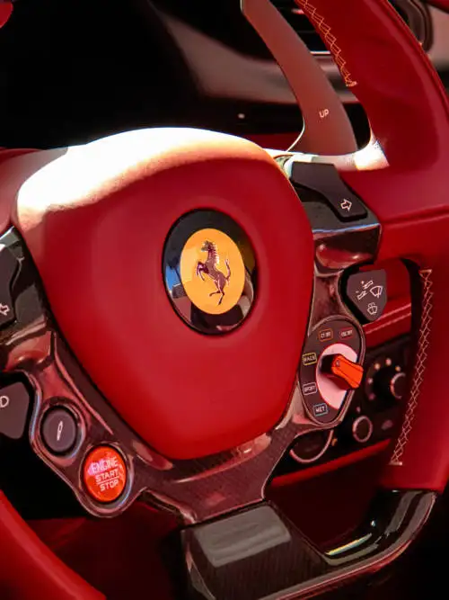 Ferrari steering wheel